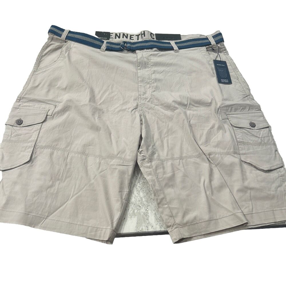 KENNETH COLE Men’s Tech Cargo Shorts Sz 46 Stretch NWT